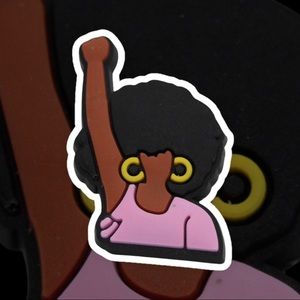 Melanin Girl Power Croc Jibbitz